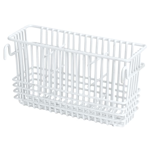 Better Houseware Cutlery Holder, 4inH x 2-3/4inW x 7-3/4inD, White