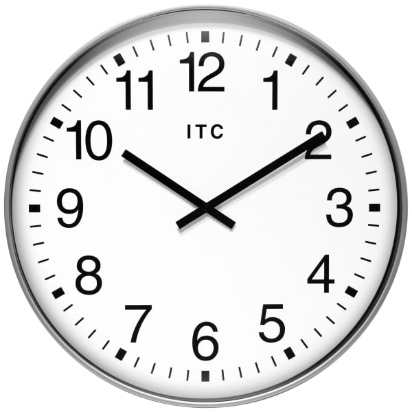 Infinity Instruments Profuse Wall Clock, 19-3/8in, Silver