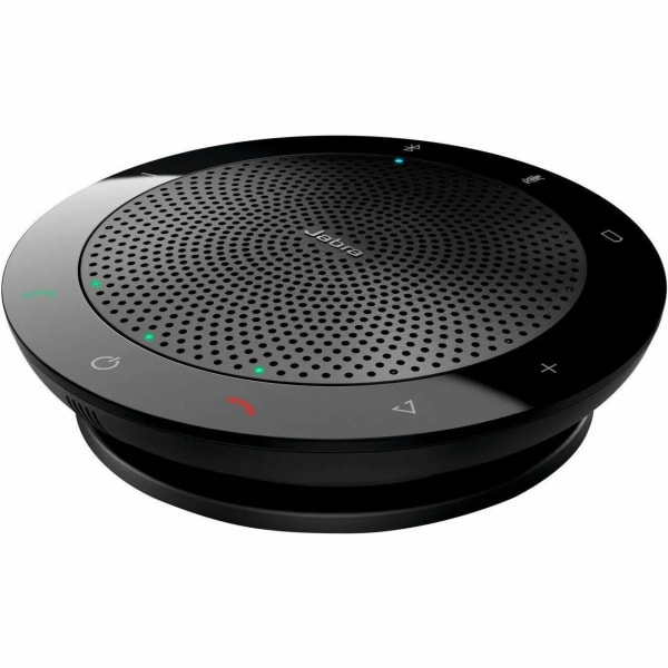 Jabra Speak 510+ MS Speakerphone  Wired/Wireless Bluetooth  Skype for Business  4 Meeting Persons Capacity  Omni directional Microphone(s)  Black