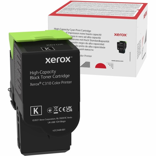 Xerox Genuine Xerox C310 Color Printer/ C315 Color Multifunction Printer Black High capacity Toner Cartridge (8000 Pages) - 006R04364 - 8000 Pages