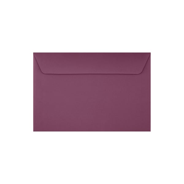 LUX Booklet 6in x 9in Envelopes, Gummed Seal, Vintage Plum, Pack Of 50