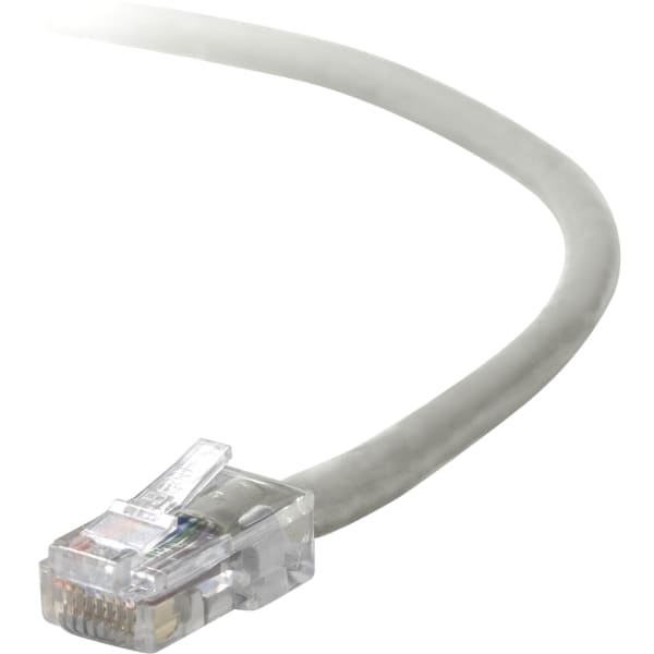 Belkin CAT5e Patch Cable - RJ-45 Male - RJ-45 Male - 25ft - Gray