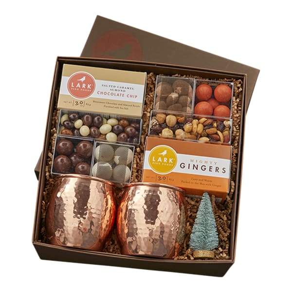 Lark Fine Foods Copper Mule Mug & Cookie Sampler, Multicolor