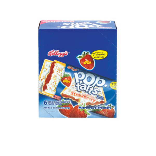 Pop-Tarts, Strawberry, 52 g, Box of 6