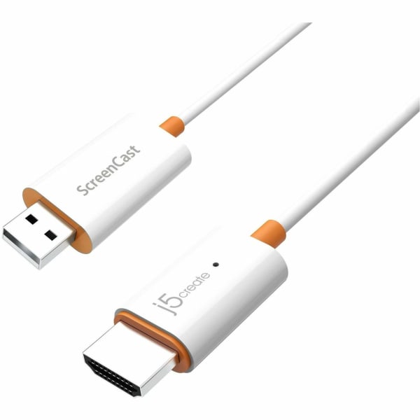 j5create ScreenCast Wireless Display Adapter, 49.21 ft Range