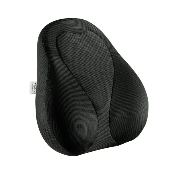 Mount-It! Ergo Collection Curved Back Support Cushion, 16-15/16inH x 15-3/16inW x 4-3/8inD, Black