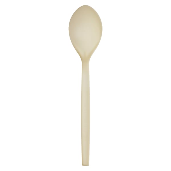Eco-Products Plant Starch Material Cutlery, Spoons, Beige, Pack Of 50