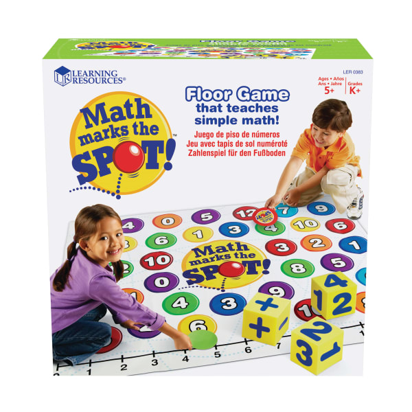 Learning Resources Math Marks The Spot Game, Ages 5-10