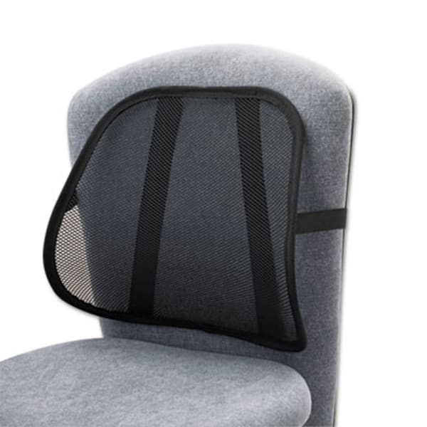 Safco Mesh Backrest, 17.5in x 3in x 15in, Black