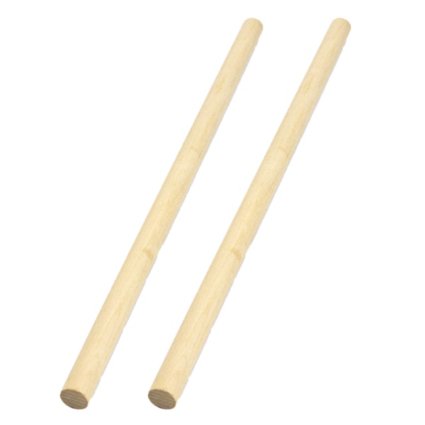 Hygloss Wood Dowels, 1/2in x 12in, 25 Per Pack, Set Of 2 Packs