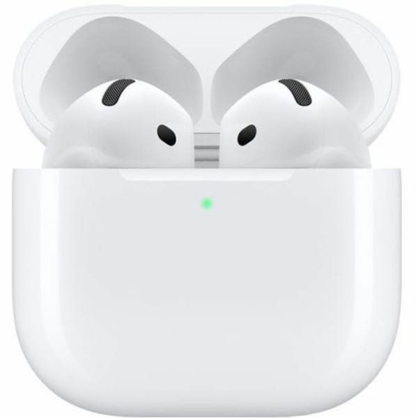 Apple AirPods 4 Earset - Siri - Stereo - True Wireless - Bluetooth - Earbud - Binaural - In-ear - White