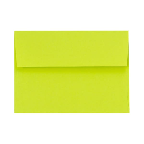 LUX Invitation Envelopes, A2, Peel & Press Closure, Wasabi, Pack Of 1,000