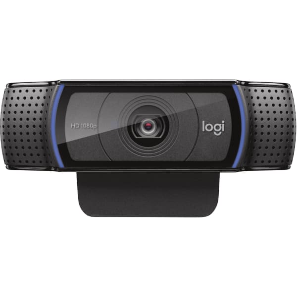 Logitech C920e HD Webcam, 1.7inH x 3.7inW x 2.8inD, Black, 960-0001384