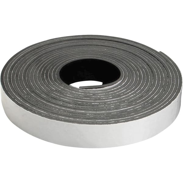 Zeus Magnetic Tape Refill - 0.50in Width x 15 ft Length - 1 / Roll - Black