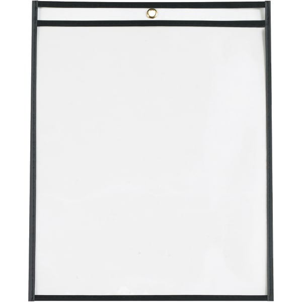 Partners Brand Job Ticket Holders, 11in x 14in, Black, Pack Of 25