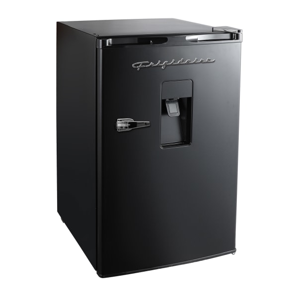 Frigidaire Retro 4.5 Cu Ft Compact Fridge With Built-in Water Dispenser, Black