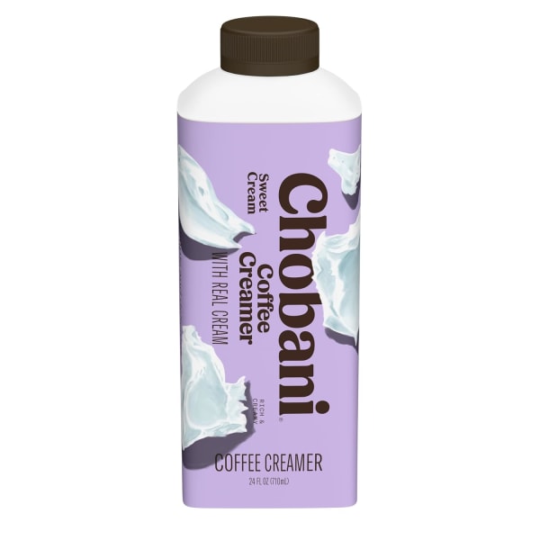 Chobani Sweet Cream Coffee Creamer, 24 Oz, Total Qty 6