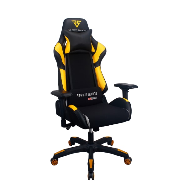 Raynor Energy Pro Gaming Chair, Black/Yellow