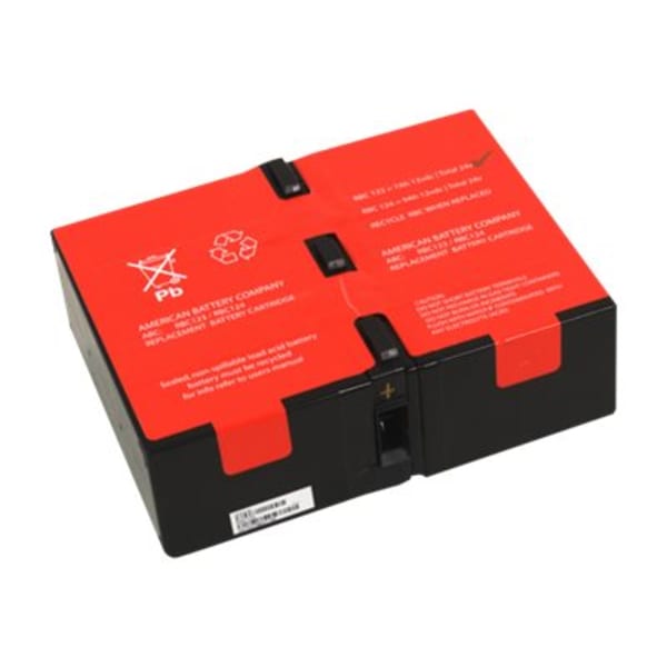 ABC RBC124 - UPS battery (equivalent to: APC RBC124) - 2x battery - lead acid - 9 Ah -  - RBC124