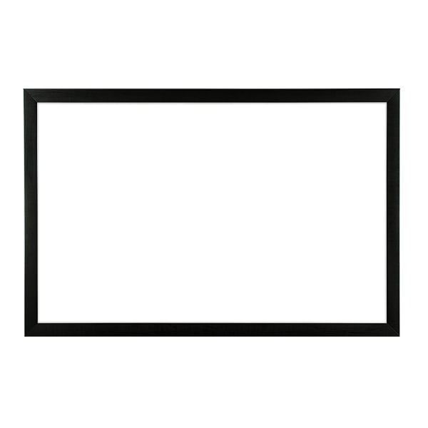 U Brands Magnetic Dry-Erase Whiteboard, 23in x 35in, Black Wood Frame