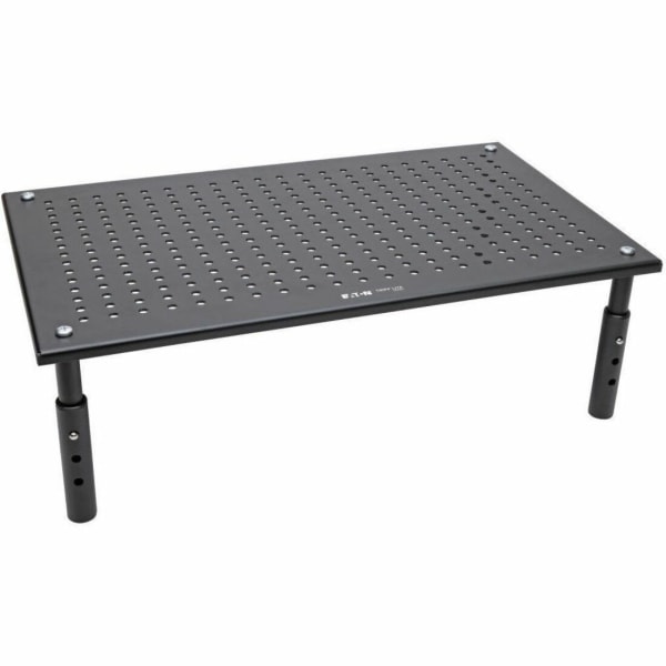 Eaton Tripp Lite Series Monitor Riser Stand Desktop Metal Height Adjustable Black 18x11 - Monitor stand - desktop - black