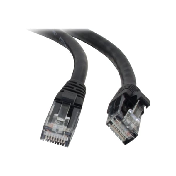 C2G 15ft Cat5e Ethernet Cable - Snagless Unshielded (UTP) - Black - Category 5e for Network Device - RJ-45 Male - RJ-45 Male - 15ft - Black