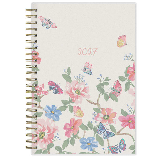 2027 Blue Sky Fly By Weekly/Monthly Planning Calendar, 5x8, 0%, Frosted PP, Jan-Dec, RY27