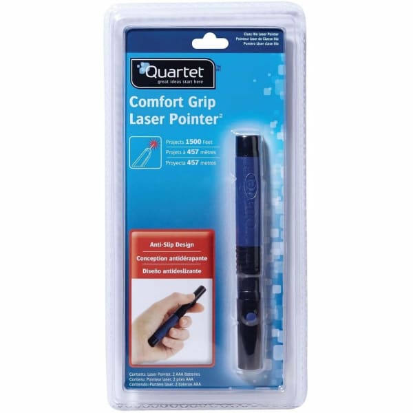 Quartet Classic Comfort Laser Pointer, Blue