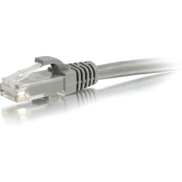 C2G-35ft Cat6 Snagless Unshielded (UTP) Network Patch Cable - Gray - Category 6 for Network Device - RJ-45 Male - RJ-45 Male - 35ft - Gray