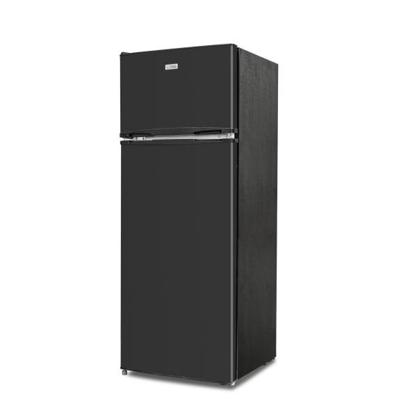 Commercial Cool 7.7 Cu. Ft. Freezer And Top Mount Fridge, Black