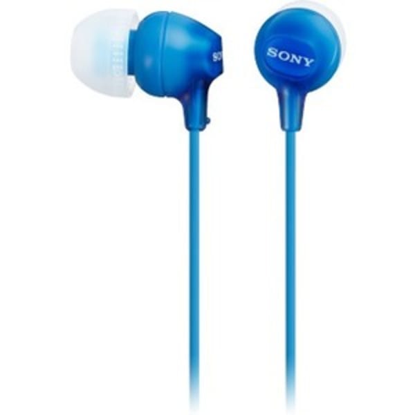 Sony MDR-EX15LP - EX Series - earphones - in-ear - wired - 3.5 mm jack - blue