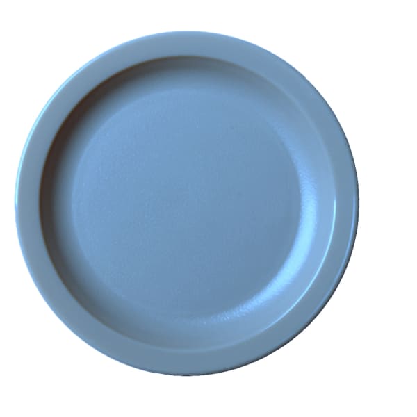Cambro Camwear Round Dinnerware Plates, 6-1/2in, Slate Blue, Set Of 48 Plates