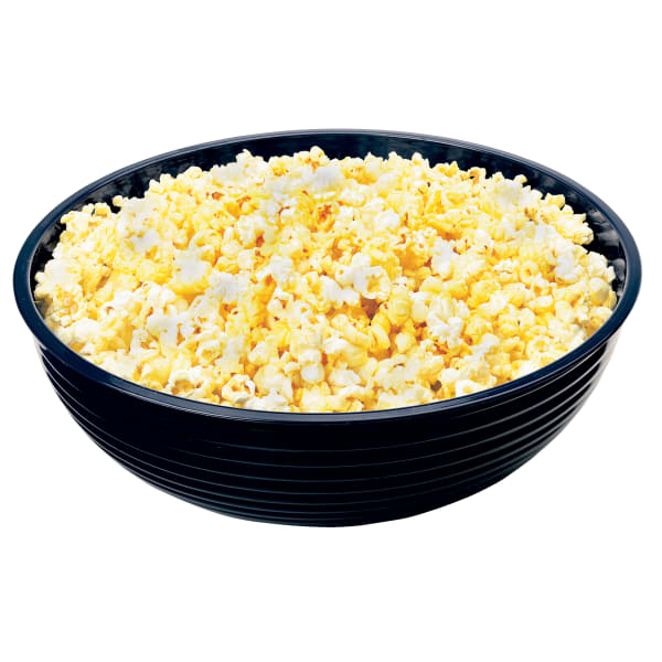 Cambro Camwear Round Ribbed Bowls, 8in, Black, Set Of 12 Bowls