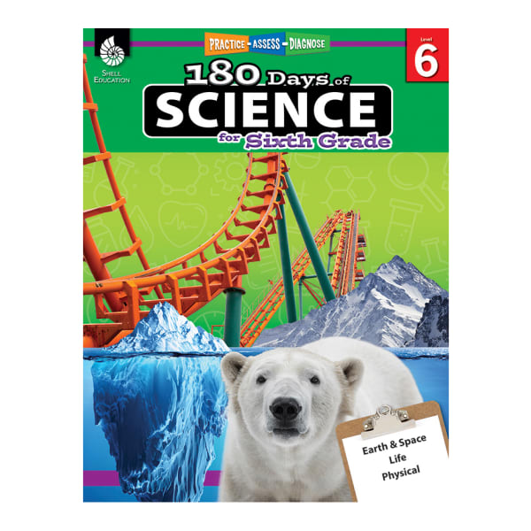 Shell Education 180 Days Of Science, Grade 6