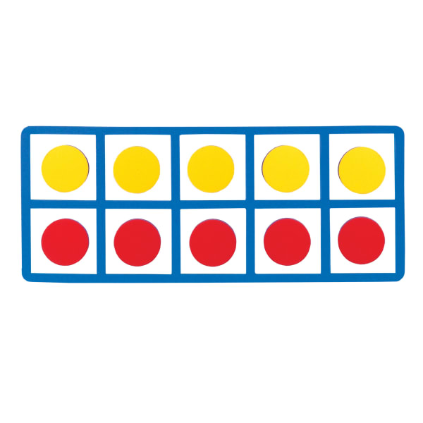 Learning Advantage Giant Magnetic Foam Ten Frames, Grades Pre-K Through 3