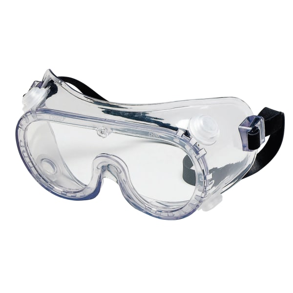 Crews Chemical Safety Goggles, Clear Lens