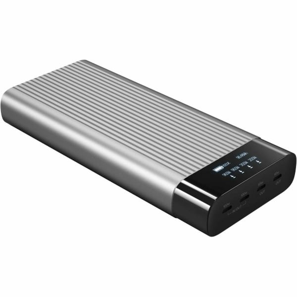 Targus HyperJuice Power Bank For Mobile Phones And Laptops, Silver, HJ245B