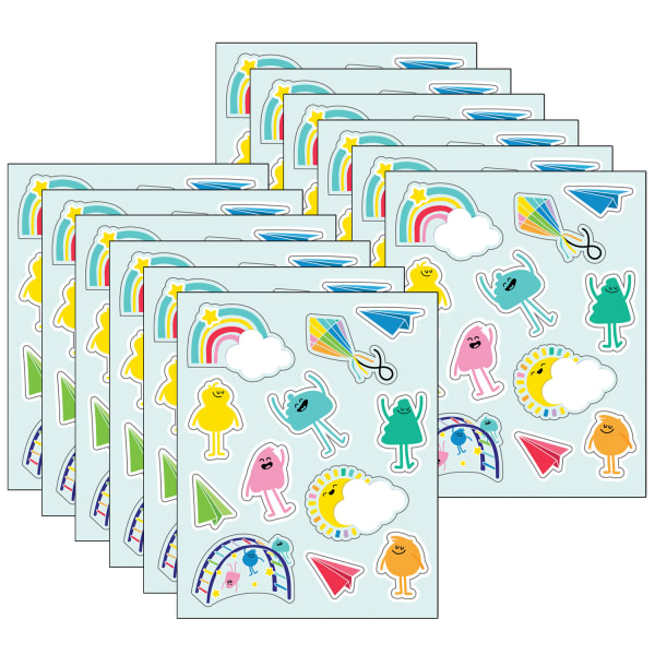 Carson Dellosa Education Stickers, Happy Place, 72 Stickers Per Pack, Set Of 12 Packs