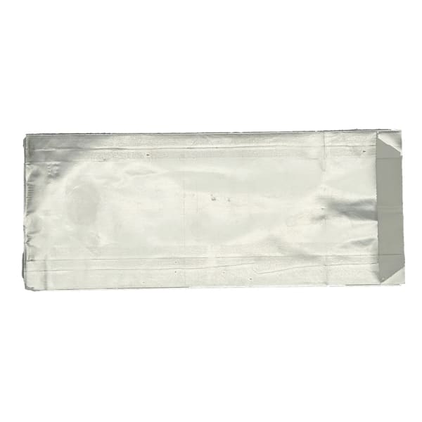 Empress Foil/Paper Hot Dog Bags, 3-1/2in x 8-1/2in, Silver, Case Of 1,000 Bags