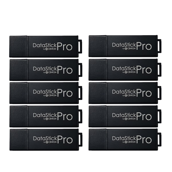 Centon MP ValuePack USB 3.0 Pro - USB flash drive - 128 GB - USB 3.0 - black (pack of 10)