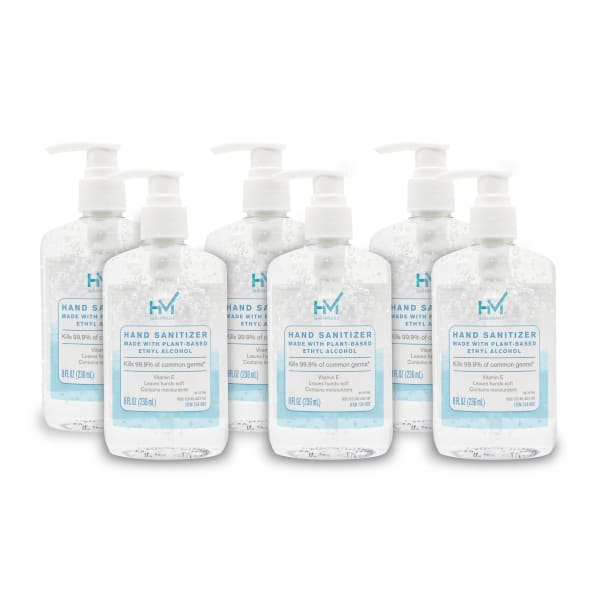 Highmark Original Hand Sanitizer, Fresh Scent, 8 Oz, Clear, Case Of 6 Bottles