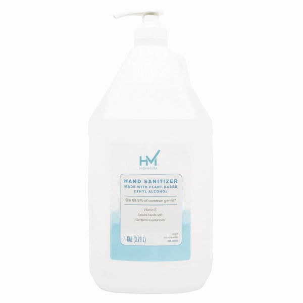 Highmark Original Hand Sanitizer, Fresh Scent, 1 Gallon, Clear