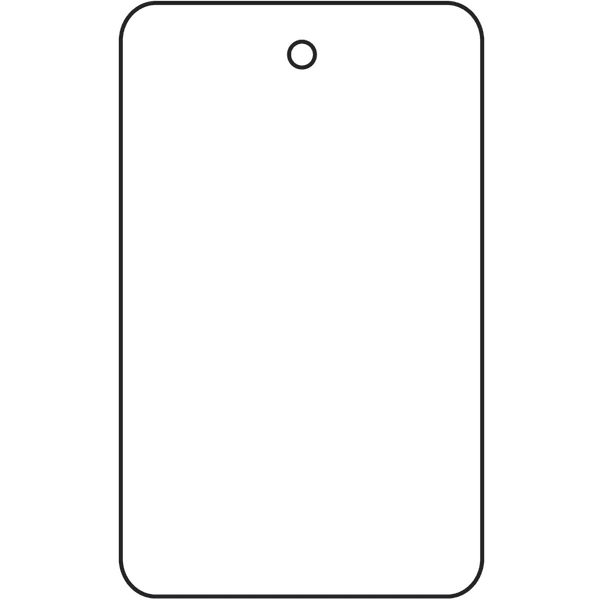 Partners Brand Garment Tags, 1 3/4in x 2 7/8in, 100% Recycled, White, Case Of 1,000