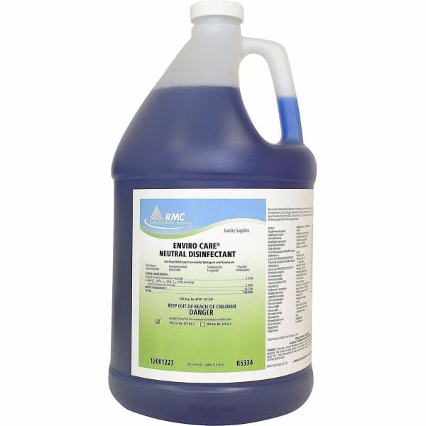 RMC Enviro Care Neutral Disinfectant, 128 Oz, Case Of 4 Jugs