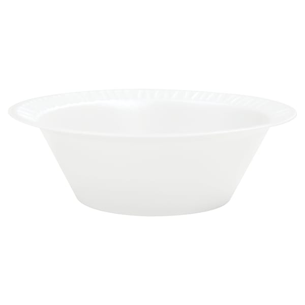 Dixie Ultra Concorde Foam Bowls, 12 Oz, White, 25 Bowls Per Pack, Carton Of 1,000 Packs