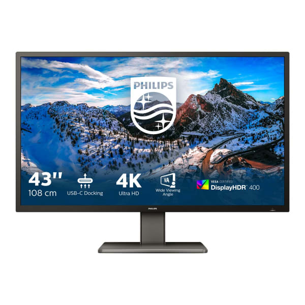 Philips P-line 439P1 - LED monitor - 43in (42.51in viewable) - 3840x 2160 4K @ 60 Hz - VA - 400 cd/m2 - 439P1