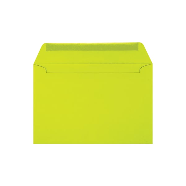 LUX Booklet 6in x 9in Envelopes, Peel & Press Closure, Wasabi, Pack Of 250