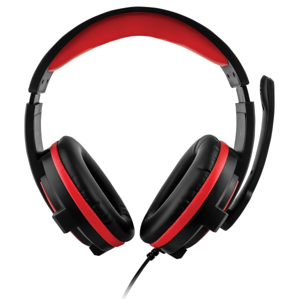 Nyko Wired Over-Ear Headset For Nintendo Switch, Black/Red, NS-2600