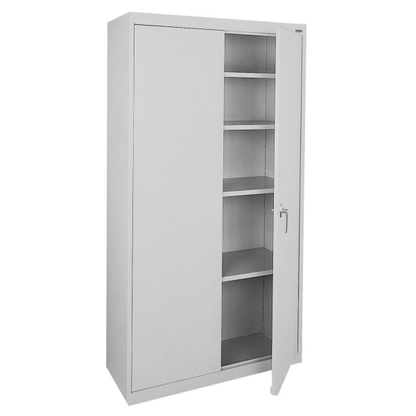 Sandusky Value Series 36inW Light Duty Storage Cabinet, Dove Gray