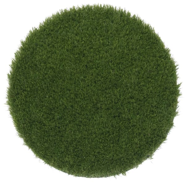 Joy Carpets Artificial Grass Sitting Spots, GreenSpace, 1-1/2ft x 1-1/2ft, Set Of 12 Spots